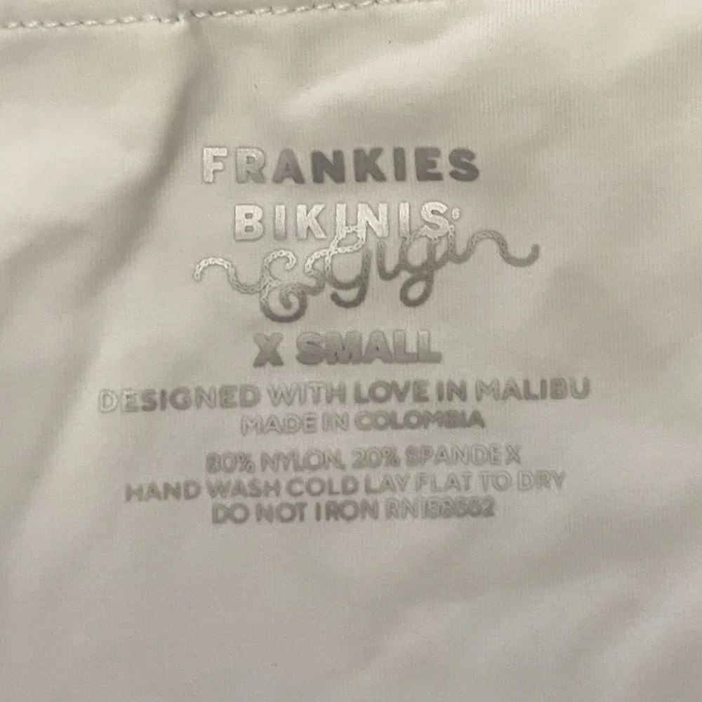 New! Frankie’s Bikinis x GIGI HADID Tia toile thong bikini bottoms 24151